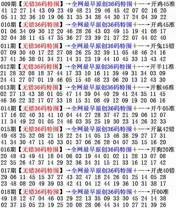018期：36码特围，天空彩票与你同行 - 特区总站