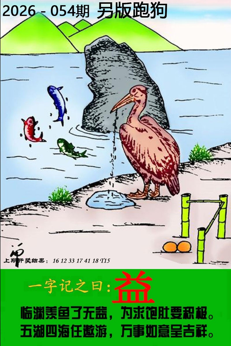 054期另版跑狗图，060开奖