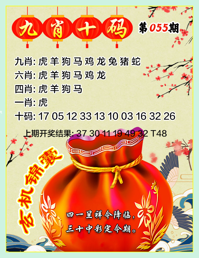 澳门图库055期：九肖十码