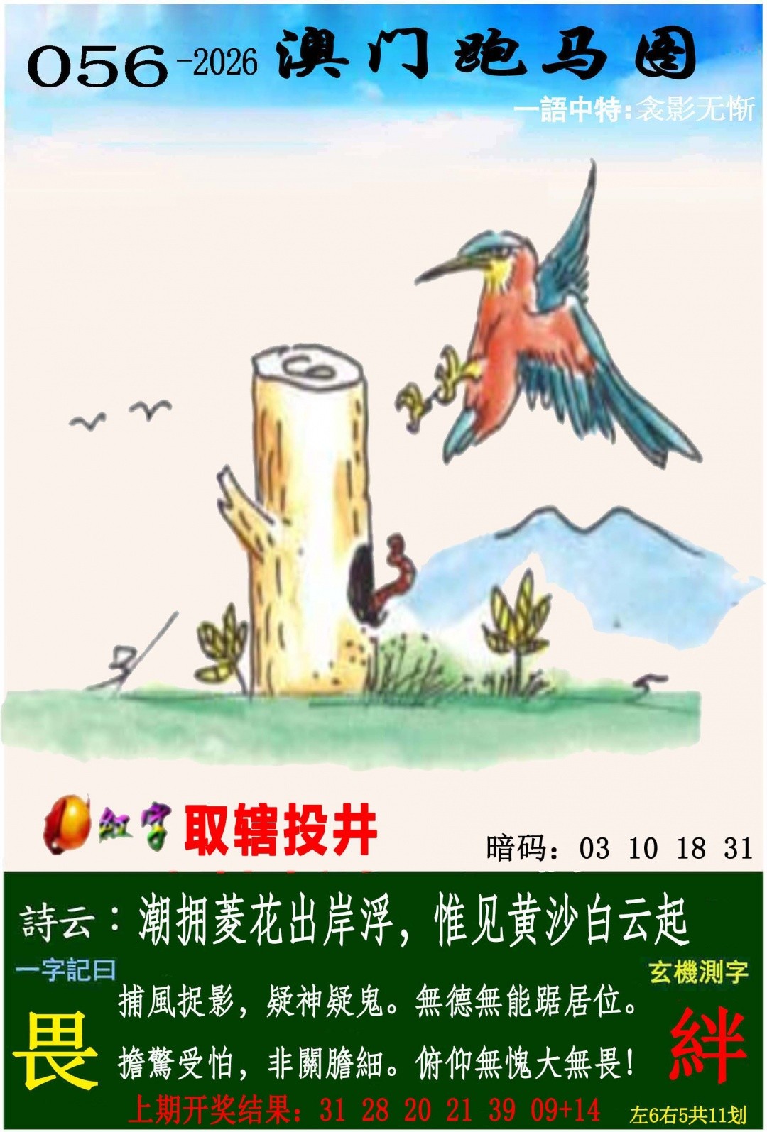 056期跑马图，平肖平码- 彩二四六彩票