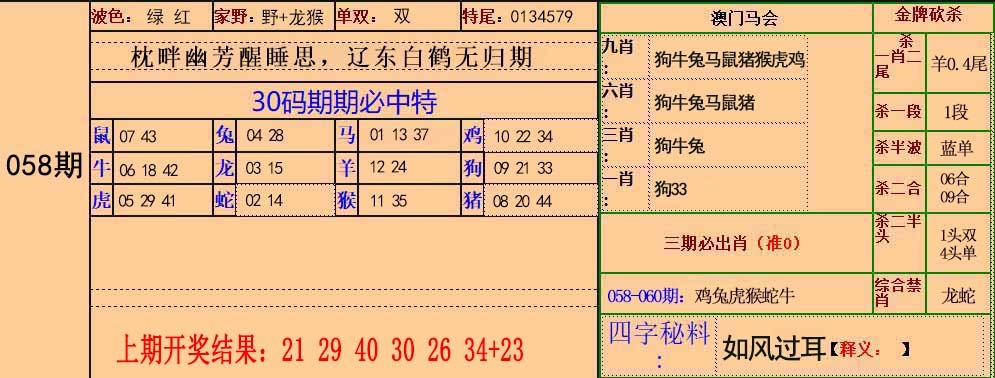 输尽光及058期：30码中特
