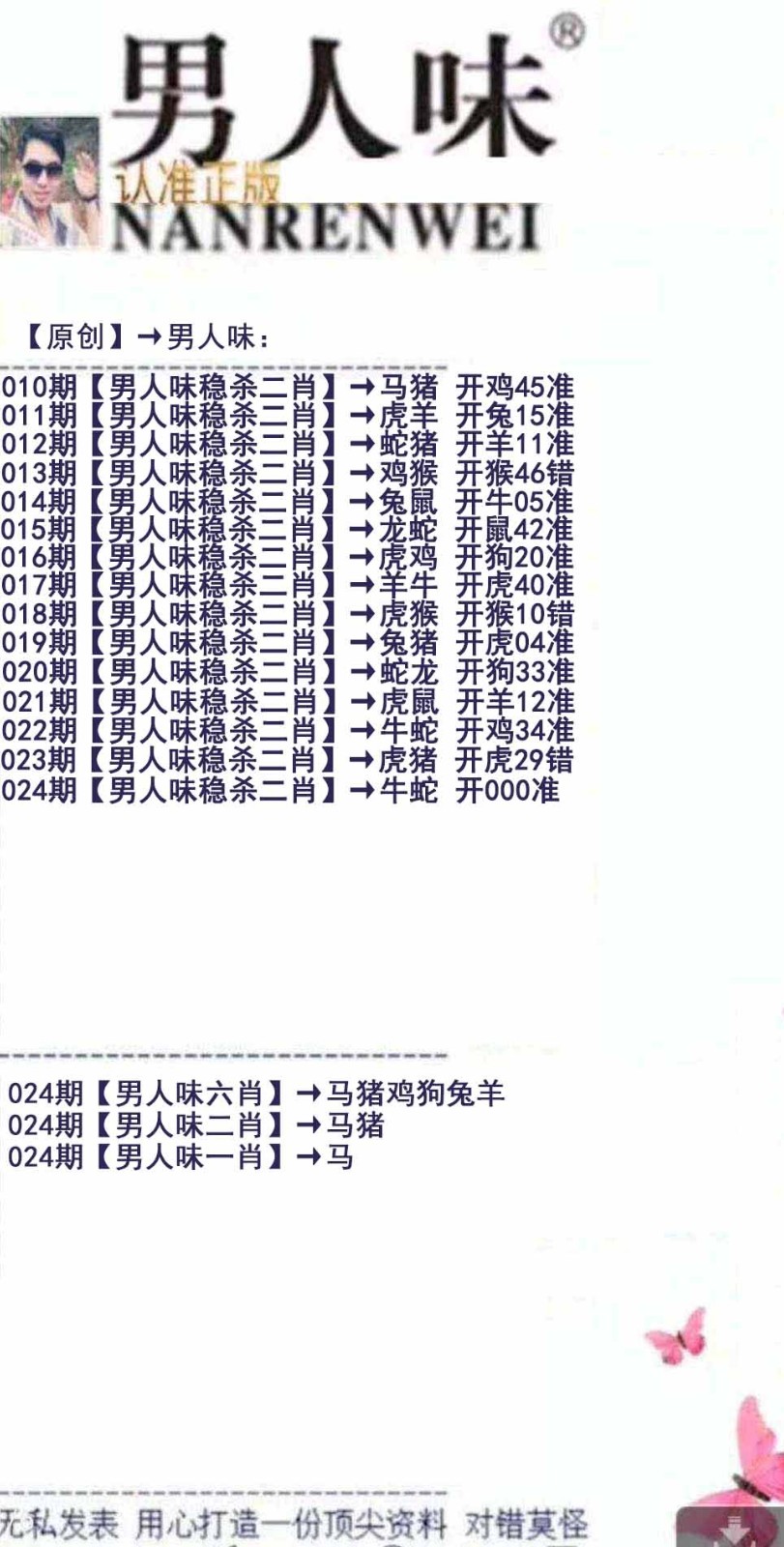 024期：男人味，澳彩图库> 澳门男人味