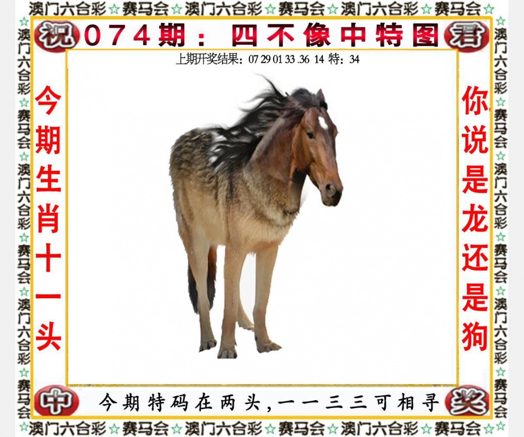 澳利澳论坛074期：四不像中特图