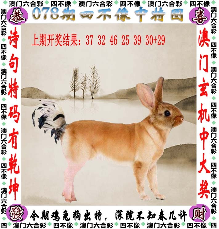 澳门跑狗：078期四不像