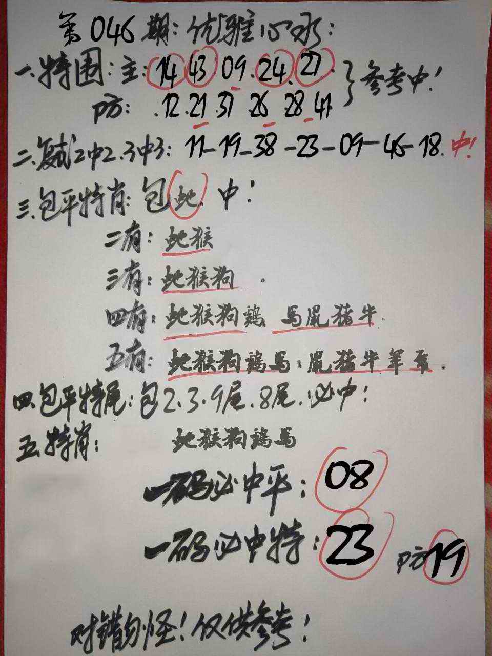 澳门四不像网站：046期优雅心水