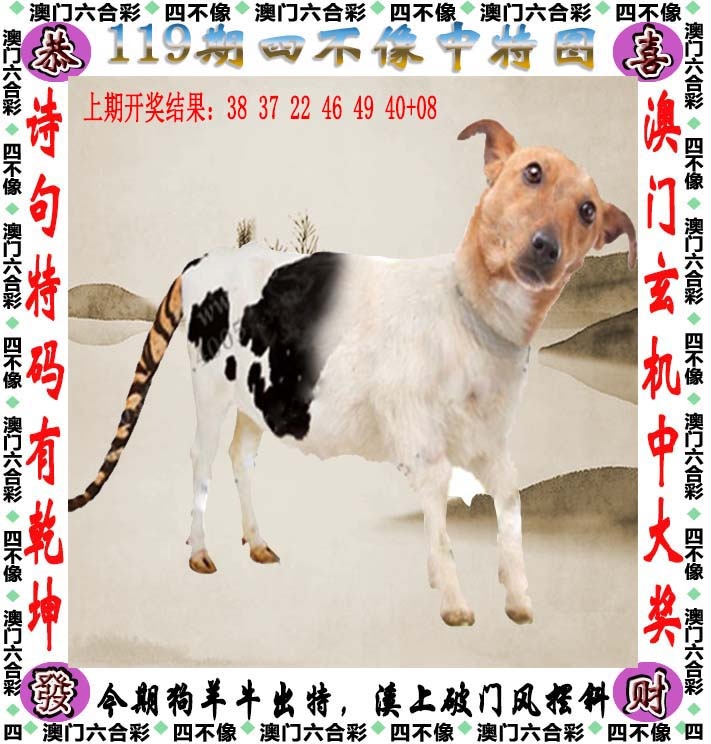 澳门六合彩119期：四不像