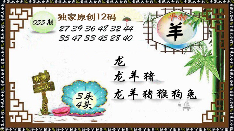 小鱼儿论坛055期：独家原创12码