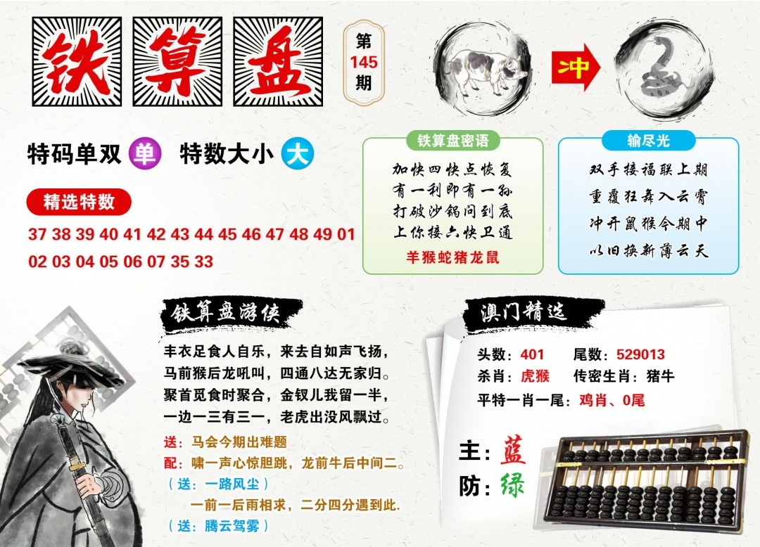 145期全网最牛团队_澳门铁算盘