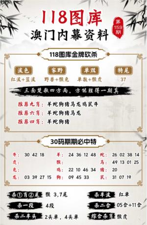 澳门彩色图库159期：118图库内幕资料