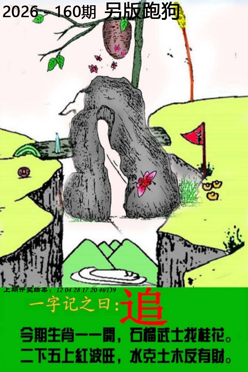 160期十拿九稳：另版跑狗图