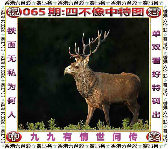 平特一肖中：065期四不像中特图