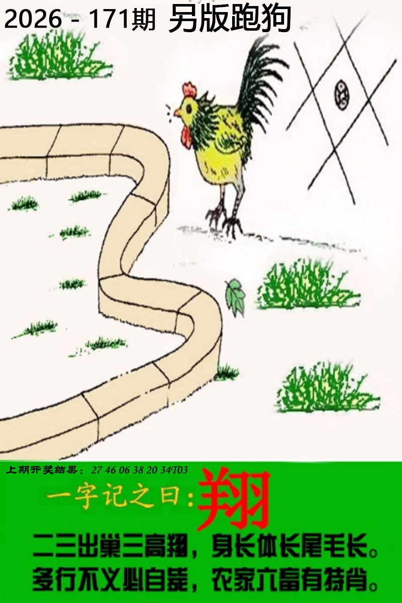 免费共享资料171期：另版跑狗图