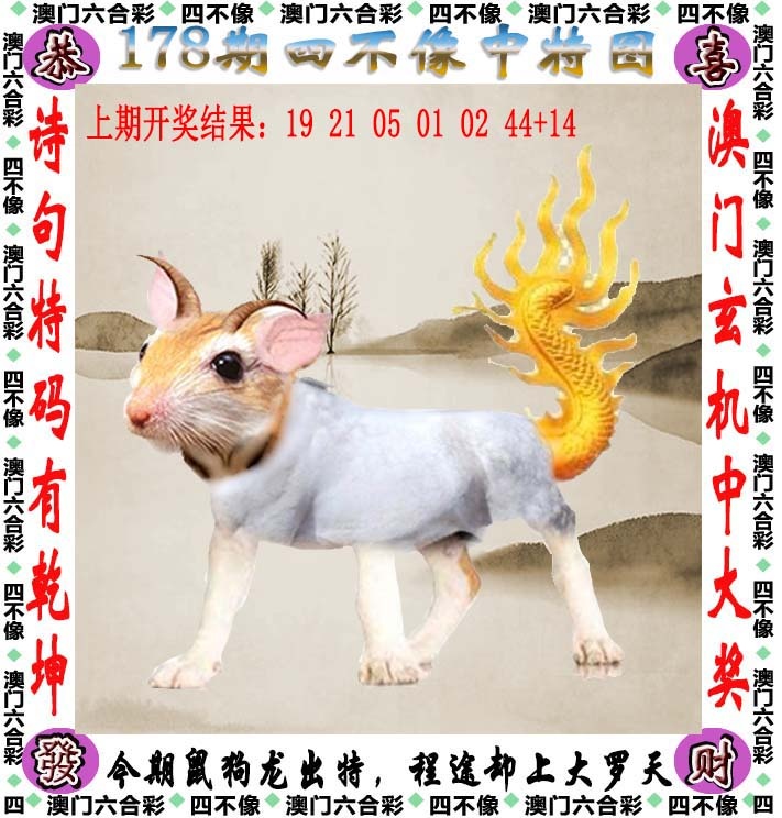 全网最准178期：四不像