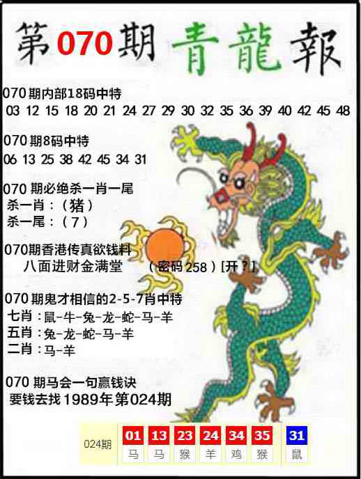 趣行无限070期：青龙报