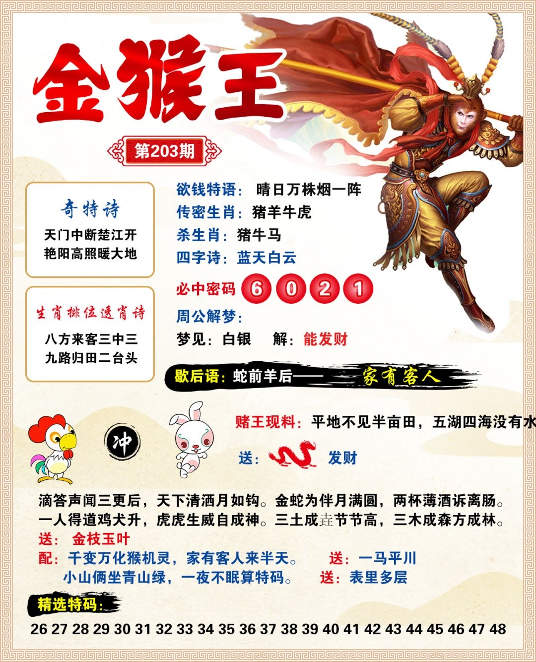 铁算盘203期：金猴王