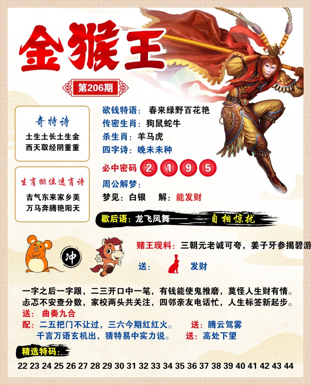 206期铁算盘：金猴王