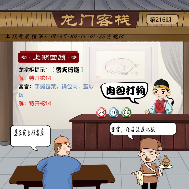 旺角彩皇216期：龙门客栈