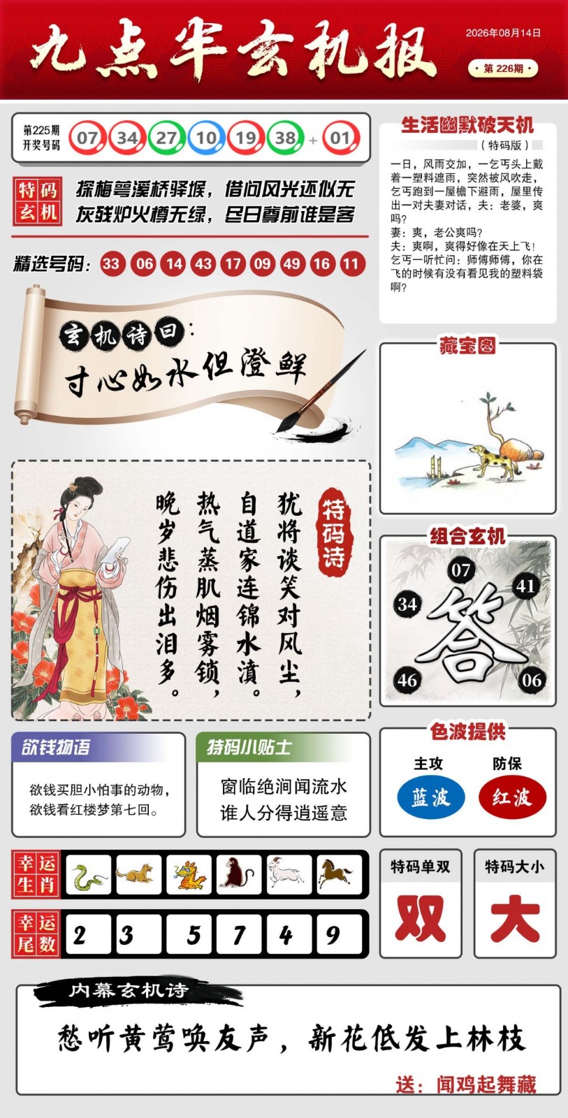 铁算盘论坛226期：九点半玄机报