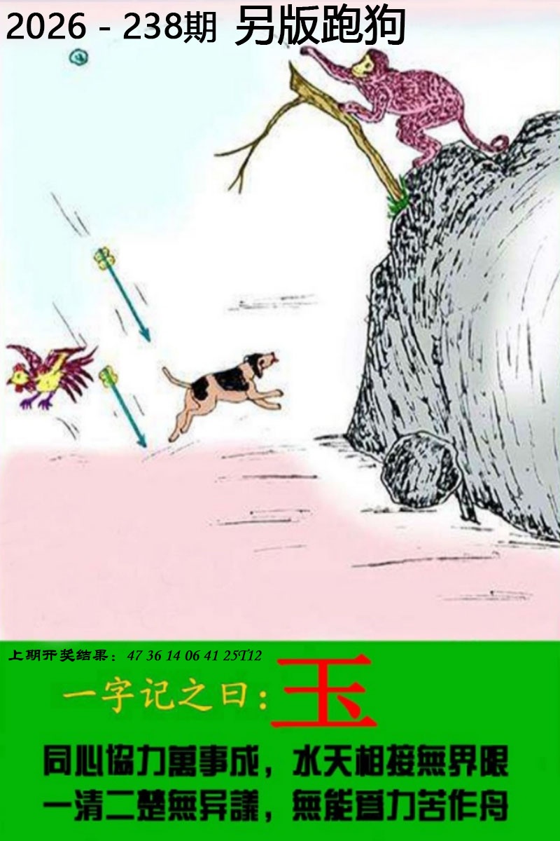 新澳门六合彩内幕特码238期：另版跑狗图