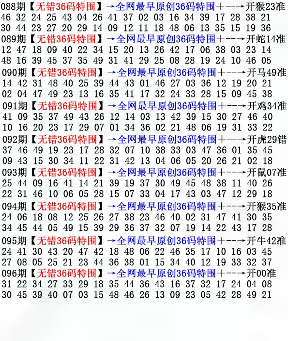香港论坛：096期36码特围