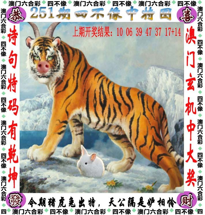 跑狗论坛：251期四不像