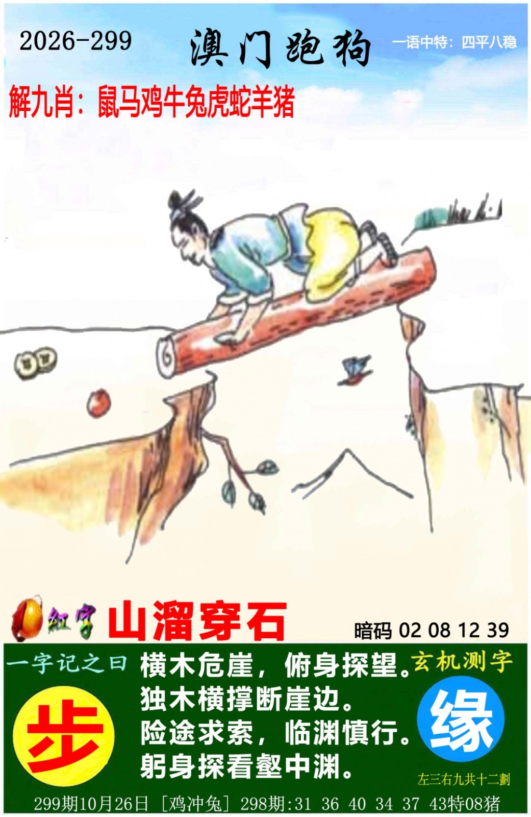 澳门跑狗论坛299期：澳门跑狗图