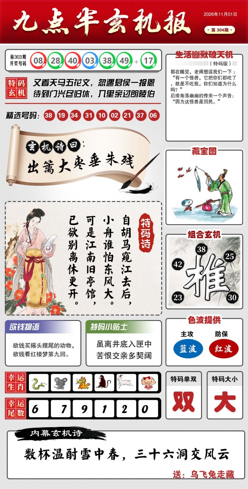 金多宝心水论坛--304期九点半玄机报
