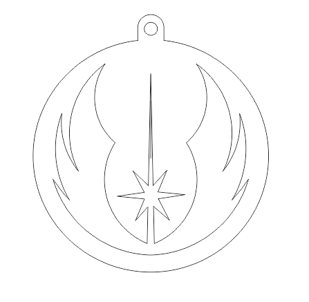 Vector del Logo de la Orden Jedi de Star Wars